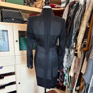 AKRIS EVENING BRAND NEW WITH TAGS $3,990.00 BLACK/CHARCOAL TUXEDO JACKET